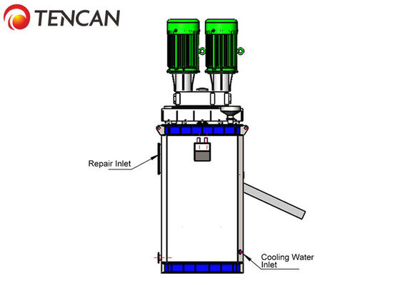 Tencan 12000L 220KW 4.5-6.5 T/H 용량 카올린 연삭 기계, 충돌 셀 밀