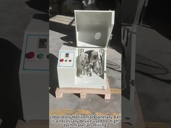 재료 1-10mm의 크기를 공급하기 위한 호에라이즌탈 볼 밀 0.75KW