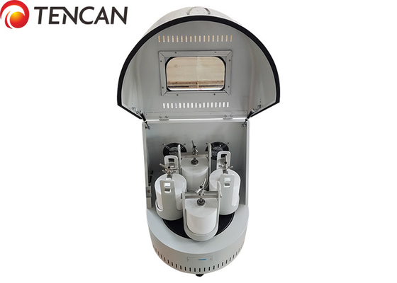 갈리고 혼합되기 위한 70-580rpm 실험실 규모 유성식 볼 밀