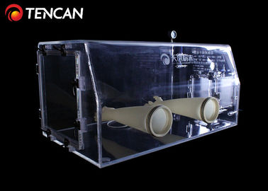 실험실 투명한 글로브 박스 물과 산소 제거 30mm 간격