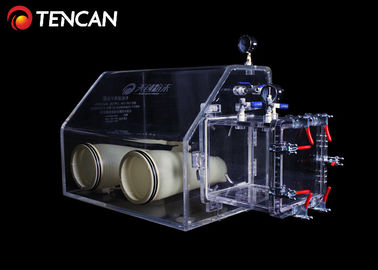 실험실 투명한 글로브 박스 물과 산소 제거 30mm 간격