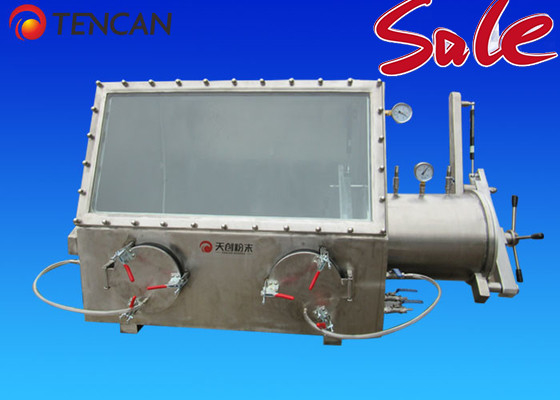실험실 진공 장갑 상자 스테인레스 스틸 장갑 상자 화학 SS 0MPa 600mm 챔버