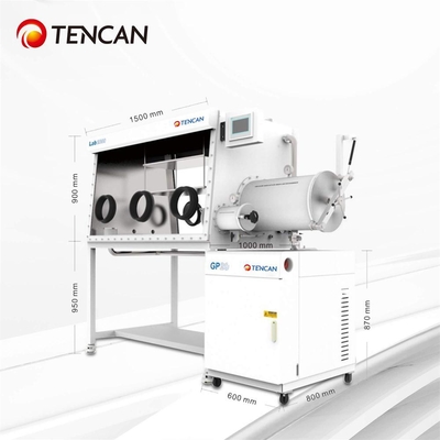 TENCAN GBP750S-3 산소 및 수분 제거용 퓨리피케이션 글로브 박스