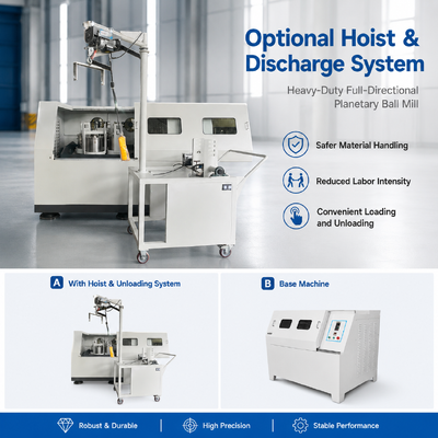 4L Omnidirectional Planetary Ball Mill with 360 Degree Grinding and 70-670 RPM Speed for Laboratory Use