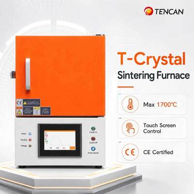 TENCAN CE 인증 1700°C MoSi2 히터 및 틀니 세라믹용 7인치 터치 스크린을 갖춘 치과용 지르코니아 소결로