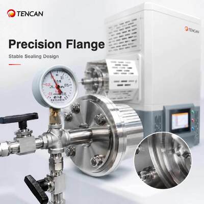TENCAN TC-14ST 1400C 진공관로 SiC 히터 S 형 열전대 고온 알루미나 튜브 실험실 분할 소결 오븐