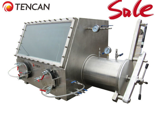 실험실 진공 장갑 상자 스테인레스 스틸 장갑 상자 화학 SS 0MPa 600mm 챔버