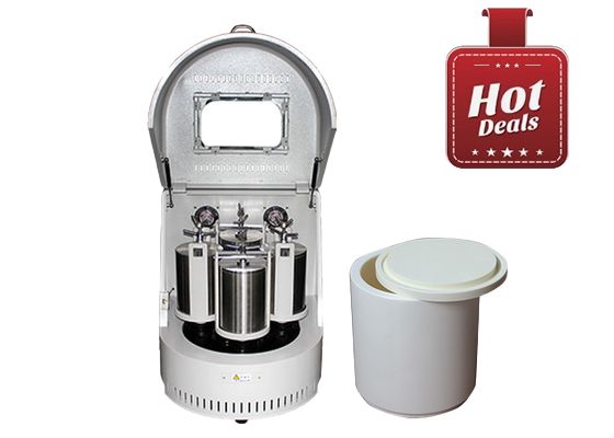 XQM-10A 10L 반원형 실험실 볼 밀 70-580 RPM